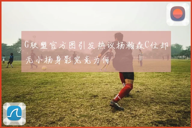G联盟官方图引发热议杨瀚森C位却无小杨身影究竟为何
